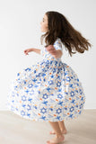 Mila & Rose - Happy Hanukkah 3/4 Sleeve Pocket Twirl Dress