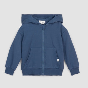 Miles The Label - Miles Blue Zip-Up Hoodie