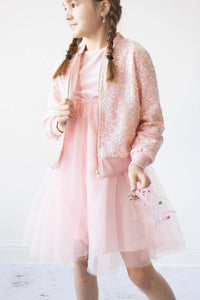 Mila & Rose - Peach Sequin Jacket