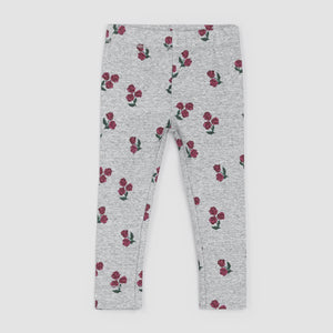 Miles The Label - Roses Print on Heather Grey Leggings