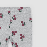 Miles The Label - Roses Print on Heather Grey Leggings