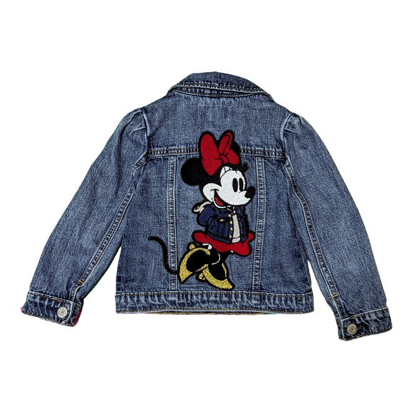 GAP x Disney Minnie Mouse Patch Denim Jacket