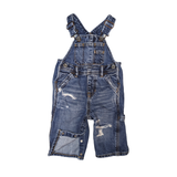 GAP Distressed Denim Overalls