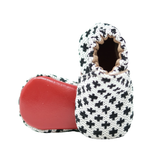 Lilttle Grapefruit White Woven Baby Shoes