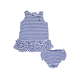 Ralph Lauren Stripe Ruffle Dress