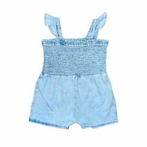 GAP Smocked Denim Romper