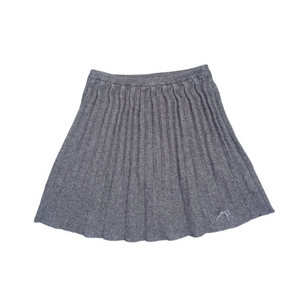 Lili Gaufrette Pleated Knit Skirt