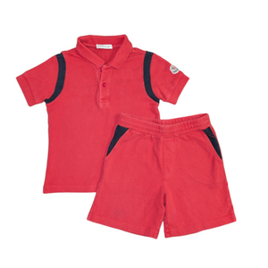 Moncler Polo and Short Set