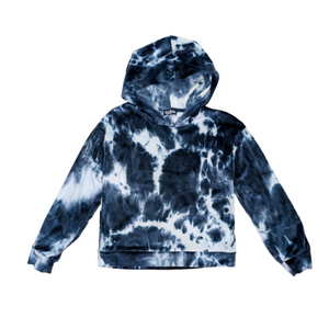 Freshman 1996 Girls Tie-Dye Velour Hoodie