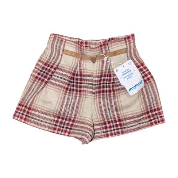 Mayoral Plaid Shorts