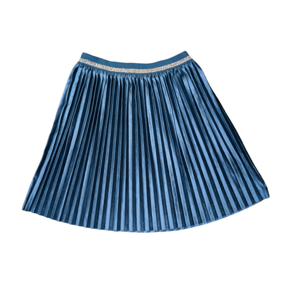 OKAIDI Pleated Velvet Skirt