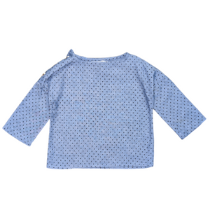 Mabo Chambray Polka Dot Shirt