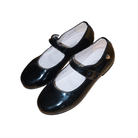 Venettini Black Patent Leather Shoes