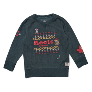 Roots Embroidered Knit Sweater