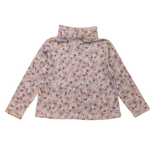 Copper Key Floral Turtleneck