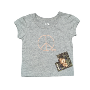 Roots Peace Embroidered Tee