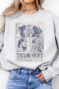 Taylor Swift Adult Era Tour Crewneck - Sports Grey