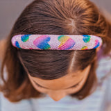 Heart Padded Rhinestone Headband