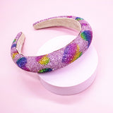 Heart Padded Rhinestone Headband