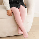 Little Stocking Co - Blush Cable Knit Tights