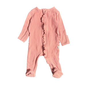 Rabbit + Bear Pink Onesie