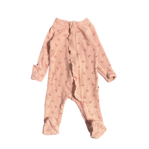 Rabbit + Bear Floral Onesie