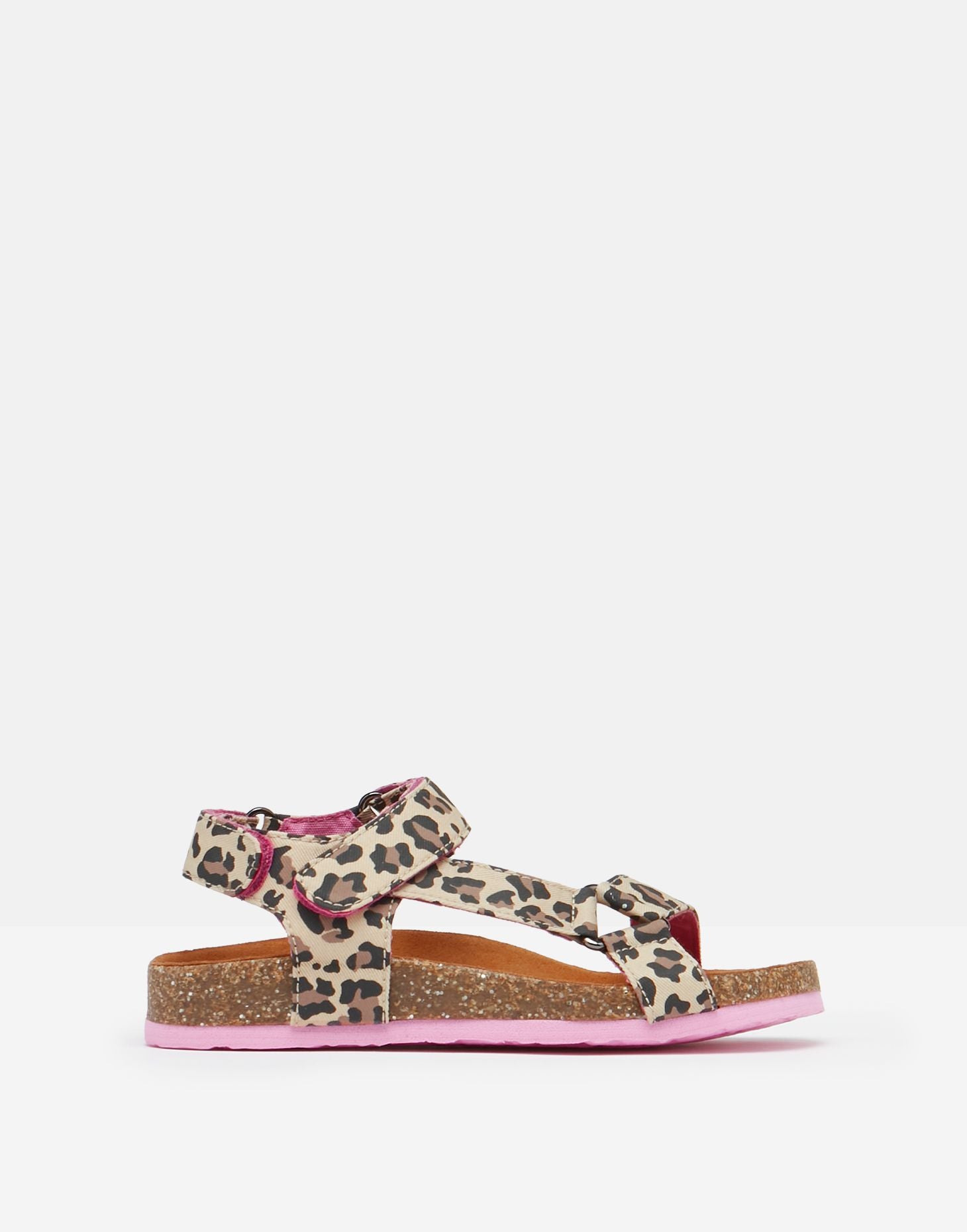 Joules leopard deals print sandals