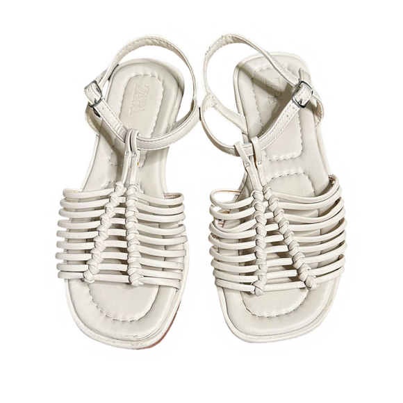 Zara Off White Sandals