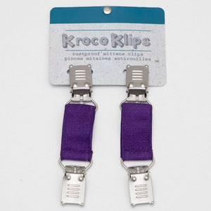 Calikids Kroco Mitten Clips - Purple