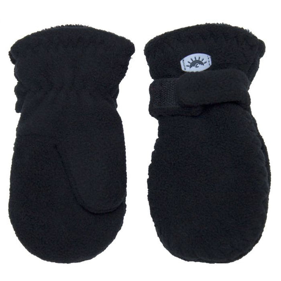 CaliKids Fleece  Mitten - Black