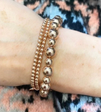 Rose Gold Ball Bracelet 6mm